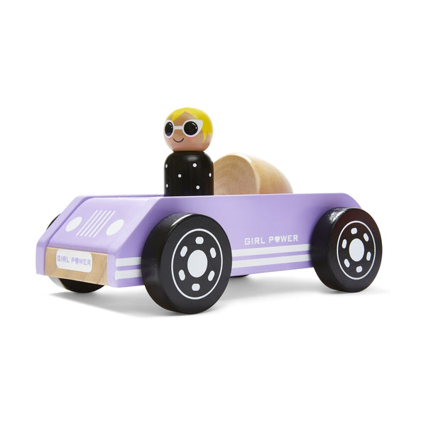 Wooden Purple Sportscar