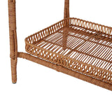 Faux Rattan Change Table