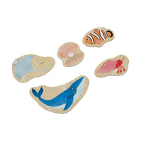 Wooden Magnetic Sea Creatures (20pcs)