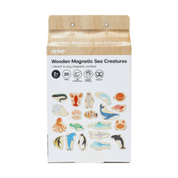 Wooden Magnetic Sea Creatures (20pcs)