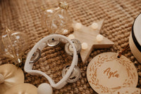 Mini White Tambourine