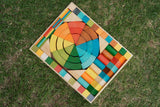 Jumbo Natural Rainbow Blocks 86pcs