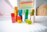 Jumbo Natural Rainbow Blocks 86pcs