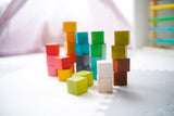 Jumbo Natural Rainbow Blocks 86pcs