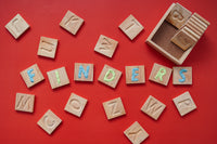 Capital Letters Spelling Tiles