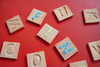 Capital Letters Spelling Tiles