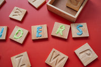 Capital Letters Spelling Tiles