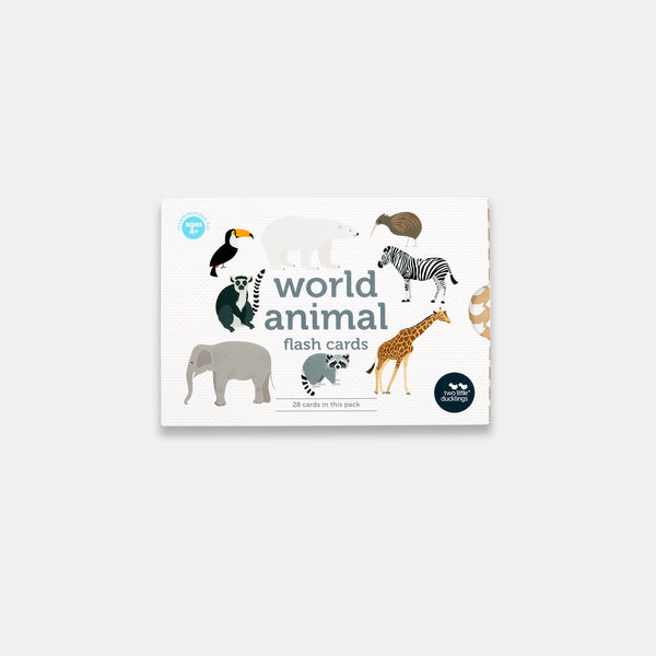 Two Little Ducklings World Animal Flashcards